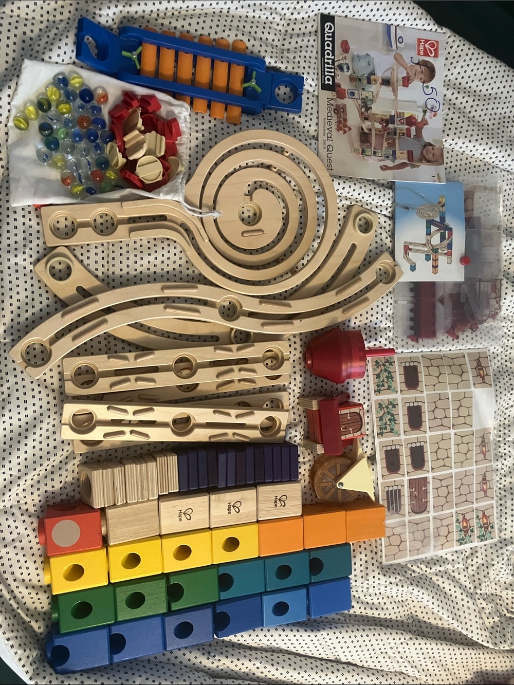 Wooden Marble Run